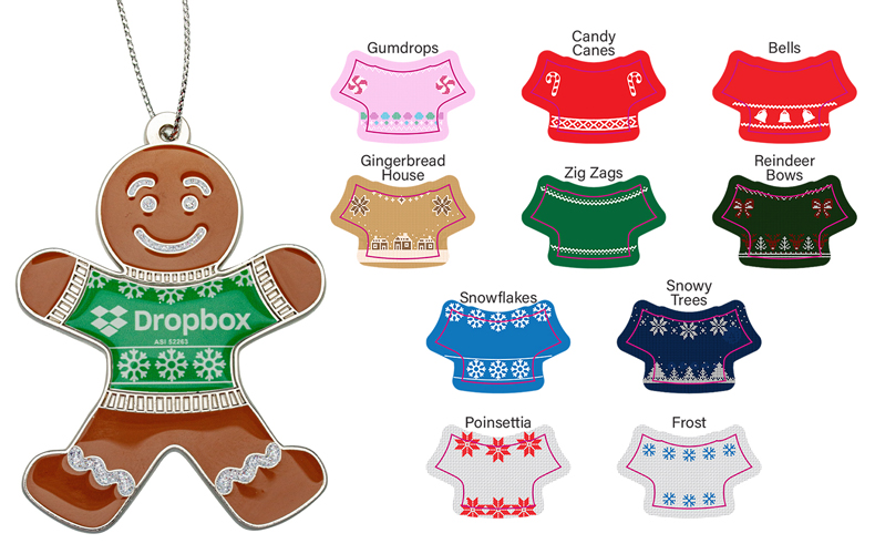 Gingerbread Man Holiday Ornament